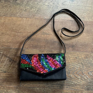 Women's Chateau Clutch Small Black Multi-color